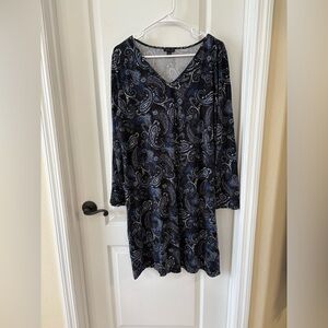 J.Jill Wearever Collection Paisley Midi Dress XL